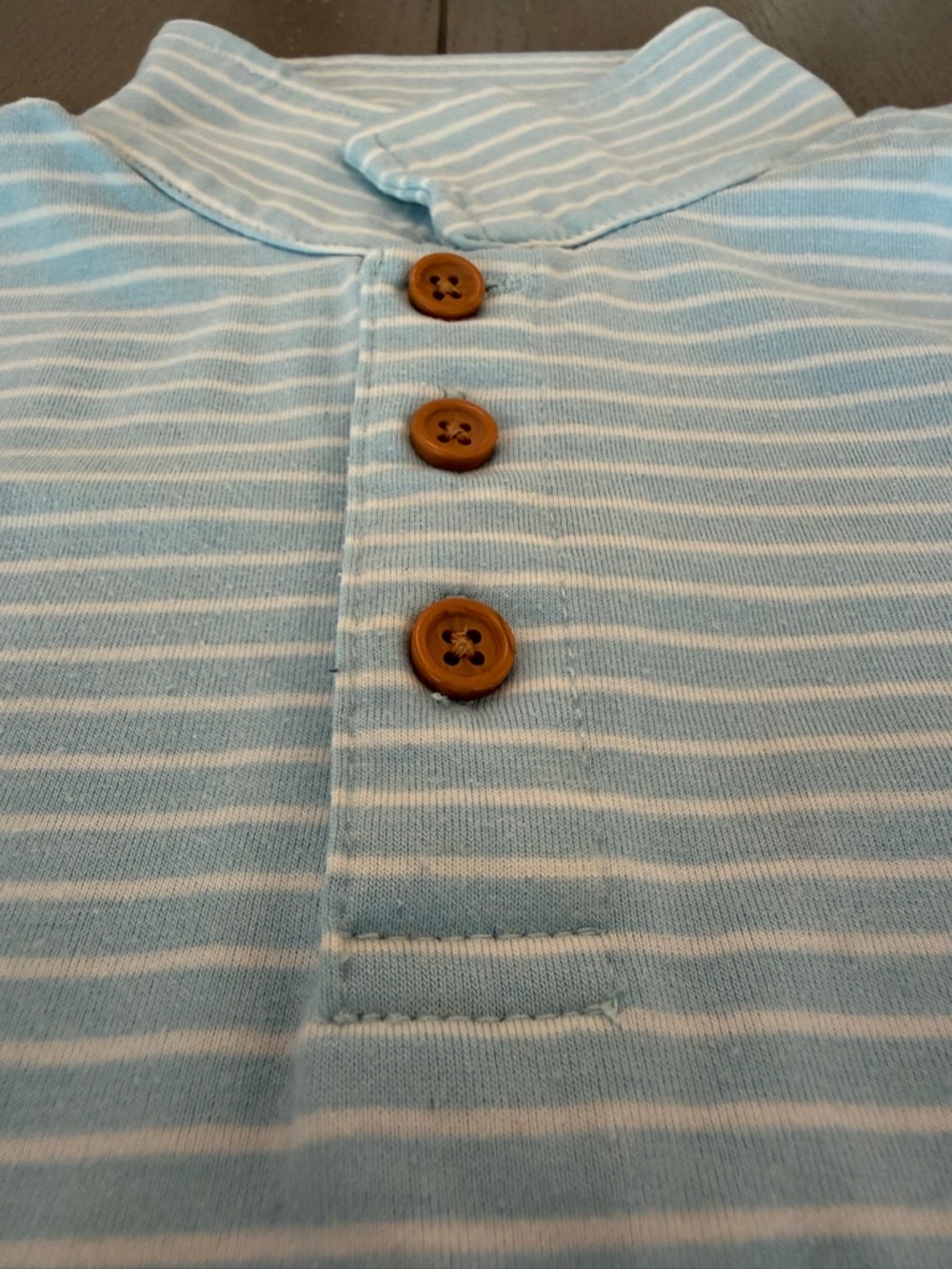 Me & Henry London Boys’ Preppy Short-Sleeve Blue Striped Polo Shirt • Size 2/3Y - Picture 7 of 12